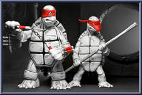 First Turtles (Black & White) (Eastman & Laird) Action Figure