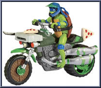 Ninja Kick Cycle with Leonardo from Teenage Mutant Ninja Turtles - Mutant Mayhem - Accessories manufactured by Playmates [Loose]
