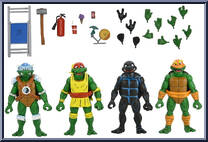 Stump Wrestling 4-Pack from Teenage Mutant Ninja Turtles - Adventures manufactured by Neca [Loose]