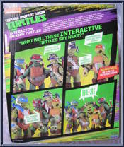Leonardo from Teenage Mutant Ninja Turtles - Nickelodeon - Interactive Talking manufactured by Playmates [Back]