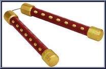 Dojo: Michelangelo Nunchucks from Teenage Mutant Ninja Turtles - Nickelodeon - Role Play manufactured by Playmates [Loose]