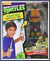 Raphael from Teenage Mutant Ninja Turtles - Nickelodeon - Ninja Turtle Into Weapon manufactured by Playmates [Front]