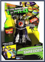 Shredder from Teenage Mutant Ninja Turtles - Nickelodeon - Hand-to-Hand Fighters manufactured by Playmates [Front]