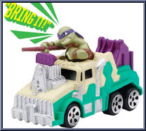 Talking Donnie in Extreme Big Rig from Teenage Mutant Ninja Turtles - Nickelodeon - T-Machines manufactured by Playmates [Loose]