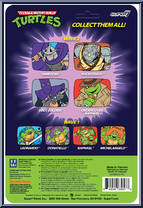 Undercover Raphael (Cartoon) from Teenage Mutant Ninja Turtles - ReAction Figures manufactured by Super7 [Back]