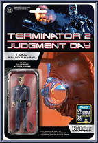 T1000 (with Hole in Head) from Terminator 2 - ReAction Figures manufactured by Funko [Front]