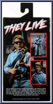 John Nada from They Live - Clothed Retro manufactured by Neca [Back]