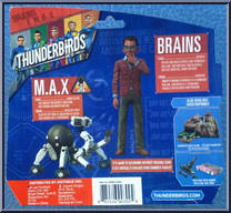 Brains and M.A.X. Twin Pack from Thunderbirds Are Go - Basic Series manufactured by Vivid Toy Group [Back]