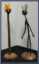 Stick Boy and Match Girl in Love from Tim Burton's Tragic Toys - Box Sets manufactured by Dark Horse Comics [Loose]