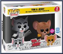 Tom & Jerry (Flocked) from Tom and Jerry - Pop! Sets manufactured by Funko [Front]