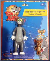 Tom and Jerry from Tom and Jerry - Bendables manufactured by NJ Croce [Front]