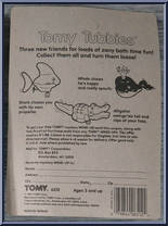 Sammy the Shark from Tomy Tubbies - 1987 Wind-Ups manufactured by Tomy [Back]
