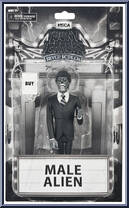 Male Alien from Toony Terrors - Silver Screen manufactured by Neca [Front]