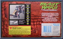 Polar Claw from Transformers - Beast Wars - Mega Transformers manufactured by Hasbro [Back]