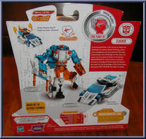 Clocker from Transformers - Cybertron - Scout Class manufactured by Hasbro [Back]