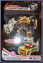 Bumblebee Cyberfire from Transformers - Dark of the Moon - Mechtech Deluxe manufactured by Hasbro [Back]