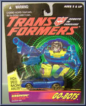 Sideswipe from Transformers - Generation 2 - Go-Bots manufactured by Hasbro [Front]