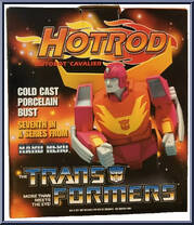 Hot Rod from Transformers - Busts manufactured by Hard Hero [Front]
