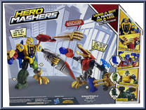 Bumblebee & Strafe from Transformers - Hero Mashers - Team Packs manufactured by Hasbro [Back]