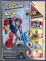 Heatwave from Transformers - Hero Mashers - Basic Series manufactured by Hasbro [Back]