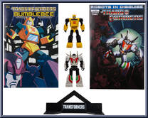 Bumblebee / Wheeljack from Transformers - Page Punchers manufactured by McFarlane [Loose]