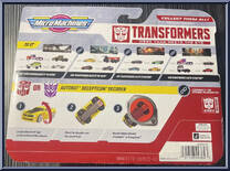 Age of Extinction (Transluscent Bumblebee) (Chase) from Transformers - Micro Machines - Sets manufactured by Jazwares [Back]
