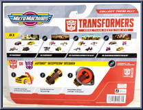 Revenge of the Fallen from Transformers - Micro Machines - Sets manufactured by Jazwares [Back]