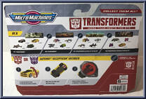 Revenge of the Fallen from Transformers - Micro Machines - Sets manufactured by Jazwares [Back]