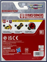 Starscream / Optimus Prime from Transformers - Micro Machines - 2-Pakcs manufactured by Jazwares [Back]
