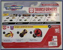 Transformers from Transformers - Micro Machines - Sets manufactured by Jazwares [Back]