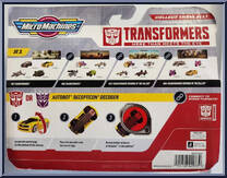 Transformers (Transluscent Bumblebee) (Chase) from Transformers - Micro Machines - Sets manufactured by Jazwares [Back]