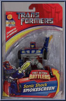 Smokescreen (Sonic Shock) from Transformers - Movie - Fast Action Battlers manufactured by Hasbro [Front]
