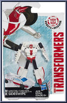 Sideswipe (Alpine Strike) from Transformers - Robots in Disguise (2015) - Legion Class manufactured by Hasbro [Front]