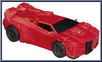 Sideswipe from Transformers - Robots in Disguise (2015) - 1-Step Changers manufactured by Hasbro [Loose]
