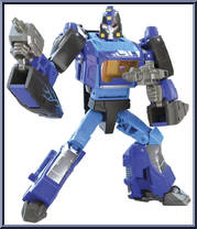 Blurr from Transformers - Shattered Glass - Deluxe Class manufactured by Hasbro [Loose]