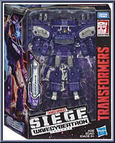 Shockwave from Transformers - Siege War for Cybertron - Basic Series manufactured by Hasbro [Front]