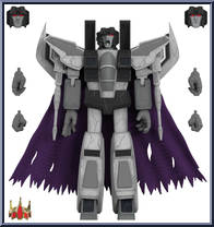 King Starscream (Fallen) from Transformers - Ultimate manufactured by Super7 [Loose]