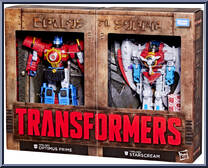 Optimus Prime / Starscream (Comic Edition) from Transformers - Timelines manufactured by Takara [Front]