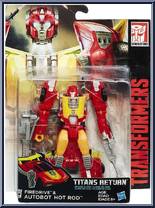 Firedrive & Hot Rod from Transformers - Titans Return - Deluxe manufactured by Hasbro [Front]