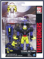 Gatorface & Krok from Transformers - Titans Return - Deluxe manufactured by Hasbro [Front]