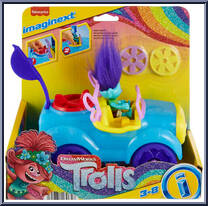 Branch Figure And Buggy from Trolls - Imaginext - Basic Series manufactured by Fisher-Price [Front]