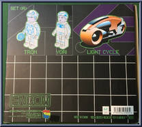 Set (A) from Tron Kubricks - Basic Series manufactured by Medicom [Back]