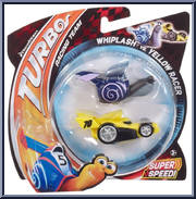 Whiplash vs Yellow Racer from Turbo - 2-Packs manufactured by Mattel [Front]