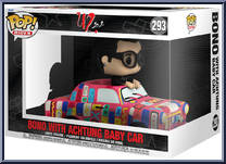 Bono with Achtung Baby Car from U2 - Pop! Rides manufactured by Funko [Front]