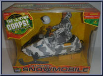 Snowmobile (Gray / White Camo) from Ultra Corps! - Ultratech manufactured by Lanard Toys [Front]