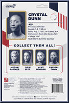 Crystal Dunn from U.S. Women's National Team - ReAction Figures manufactured by Super7 [Back]