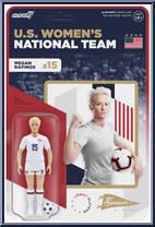 Megan Rapinoe from U.S. Women's National Team - ReAction Figures manufactured by Super7 [Front]