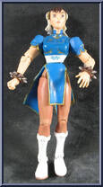 Juggernaut vs. Chun Li from Video Game Super Stars Presents - X-Men v.s Street Fighter - Series 2 manufactured by Toy Biz [Loose]