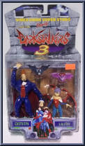 Demitri / Lilith from Video Game Super Stars Presents - Darkstalkers 3 manufactured by Toy Biz [Front]