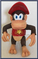 Diddy Kong from Video Game Super Stars Presents - Diddy Kong Racing manufactured by Toy Biz [Loose]